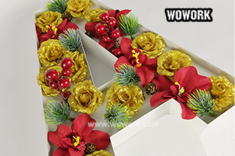 marquee floral letter-30cm